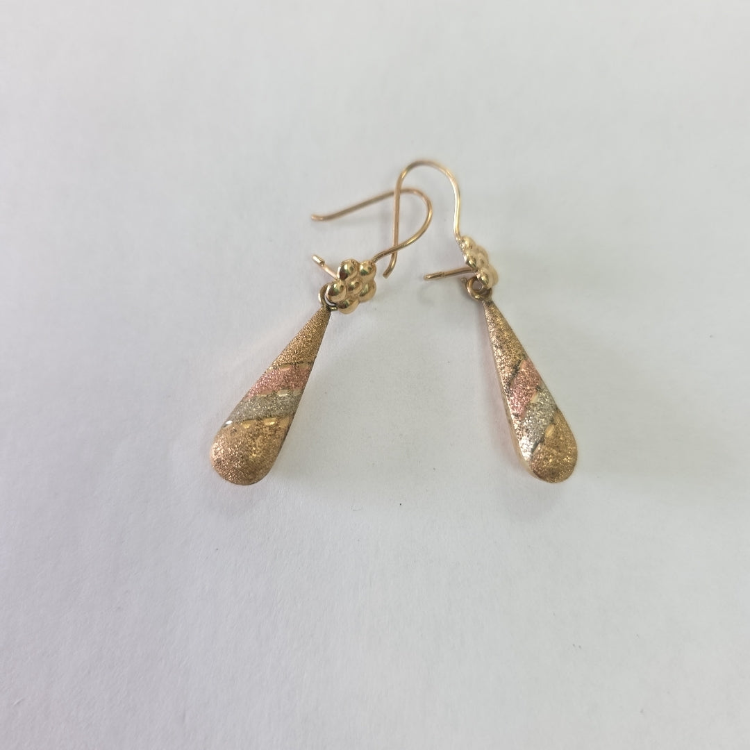 ARETES PAR ORO 10 K 2,20 GRMS (SEMINUEVO)