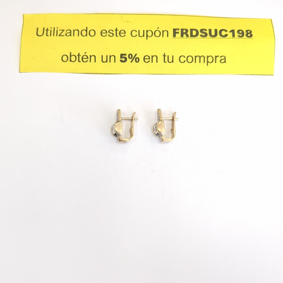 ARETES PAR ORO 10 K 4,30 GRMS (SEMINUEVO)