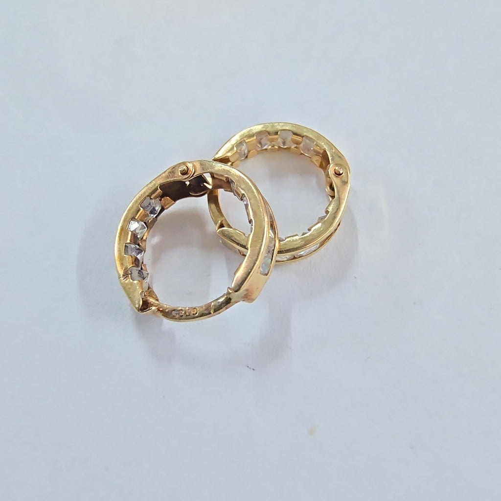 ARRACADAS PAR ORO 14 K 0.9 GRMS (SEMINUEVO)