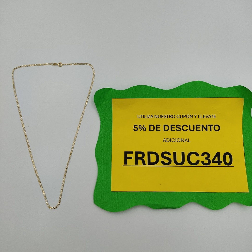 CADENA ORO 10 K 2,50 GRMS (SEMINUEVO)
