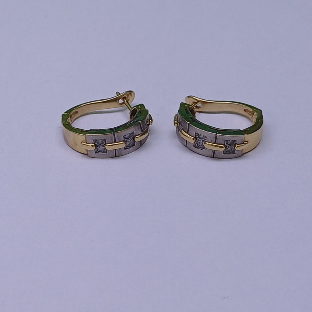 ARRACADAS PAR ORO 14 K 7,60 GRMS (SEMINUEVO)