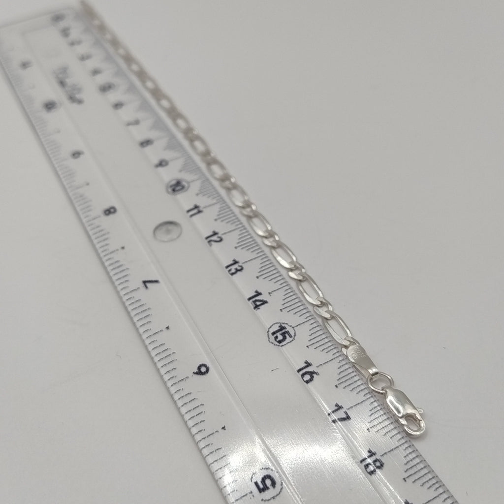 PULSERA TEJIDO 1X1 PLATA .925 18 CM 3.5 GR (NUEVO)