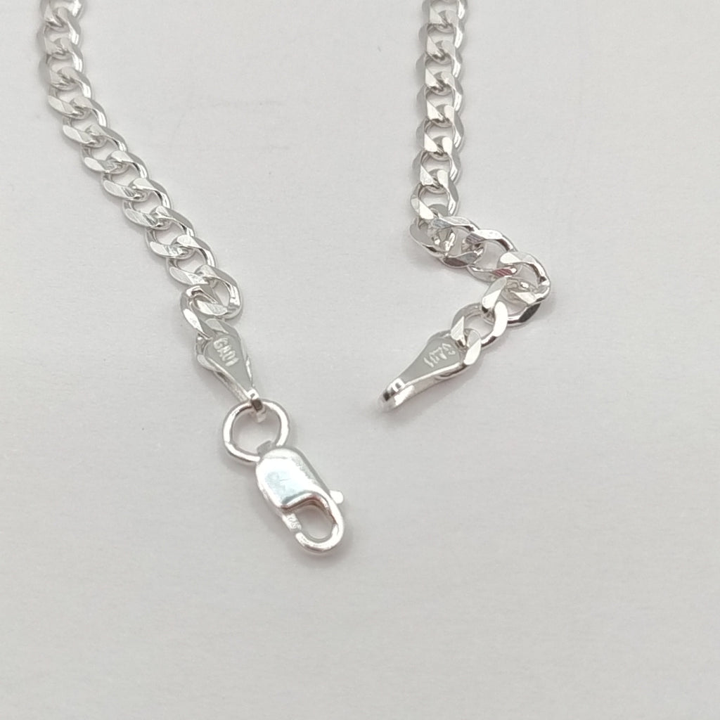 PULSERA BARBADA PLATA .925 18 CM 2.93 GR (NUEVO)