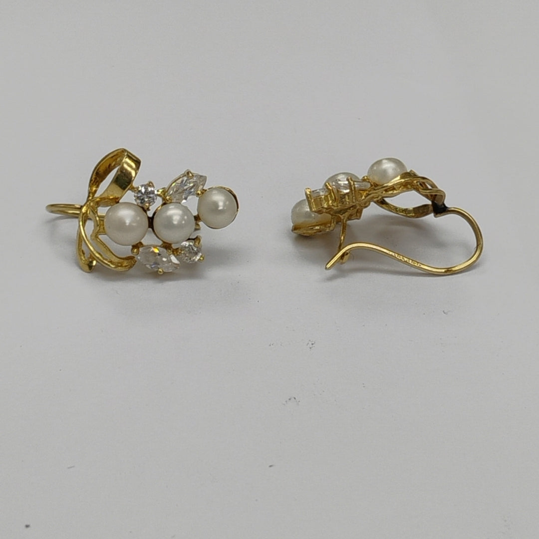 ARETES PAR ORO 14 K 3,30 GRMS (SEMINUEVO)