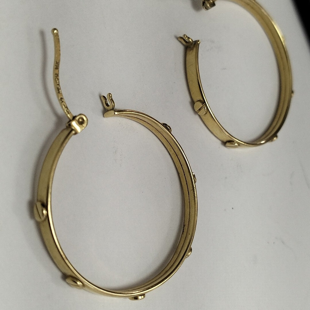 ARRACADAS PAR ORO 14 K 3,90 GRMS (SEMINUEVO)