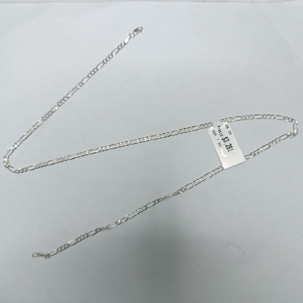 CADENA TEJIDO 3X1 PLATA .925 55 CM 7.3 GR (NUEVO)