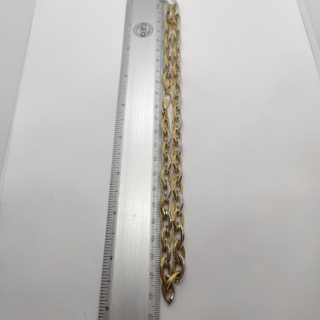 CADENA ORO,ORO BLANCO 10 K 18,60 GRMS (SEMINUEVO)
