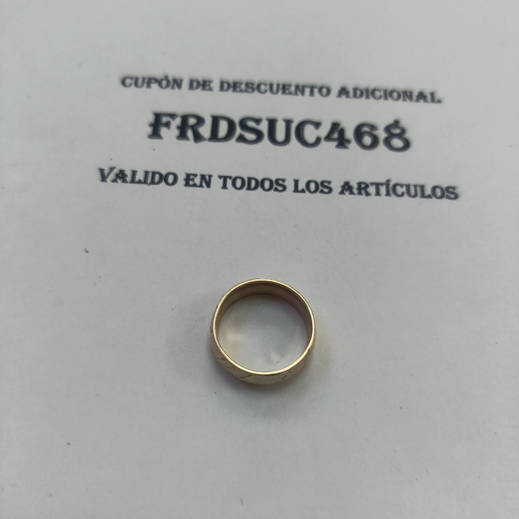 ARGOLLA ORO 10 K 4.3 GRMS (SEMINUEVO)