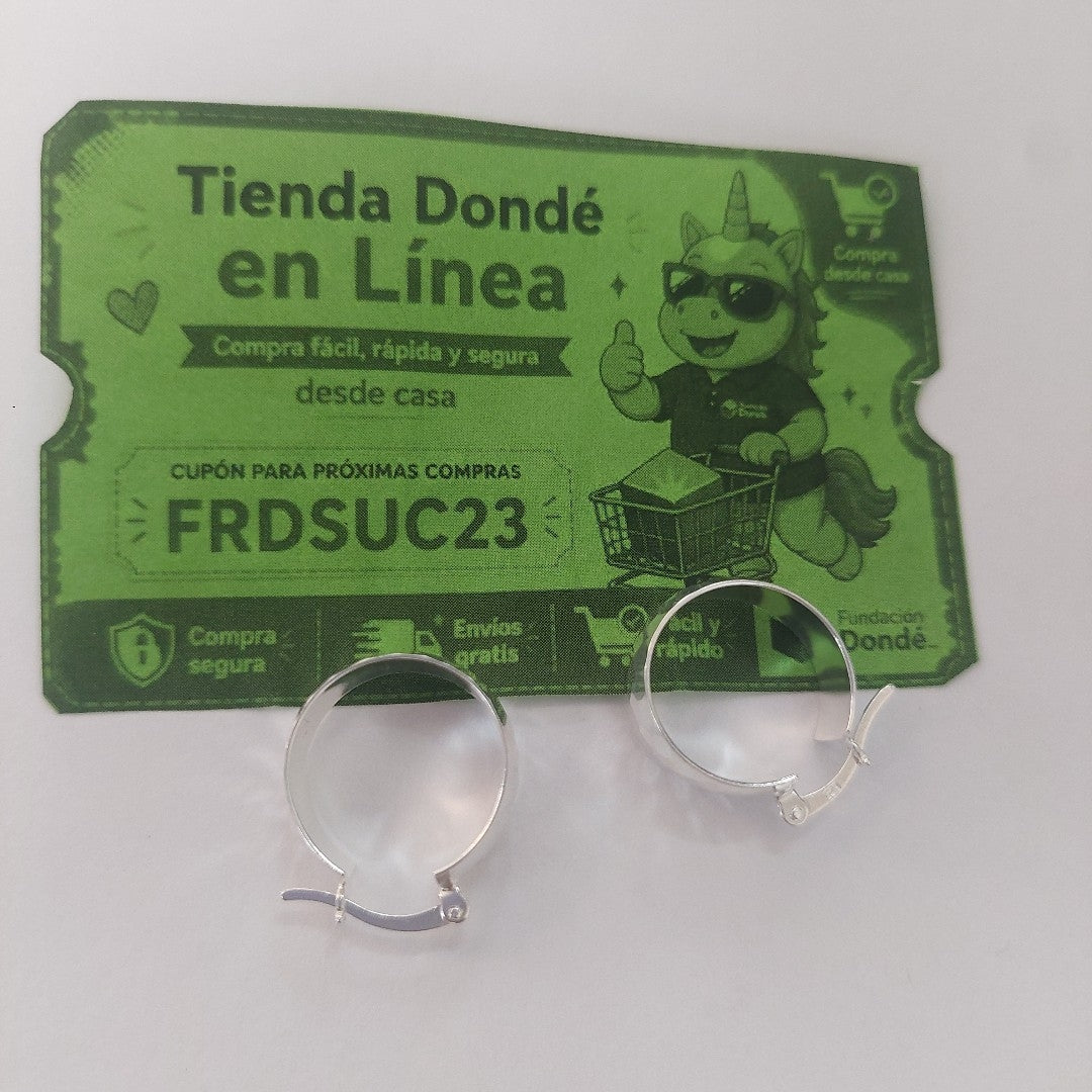 ARETES ARRACADAS FACETADAS PLATA .925 2.9 GR (NUEVO)
