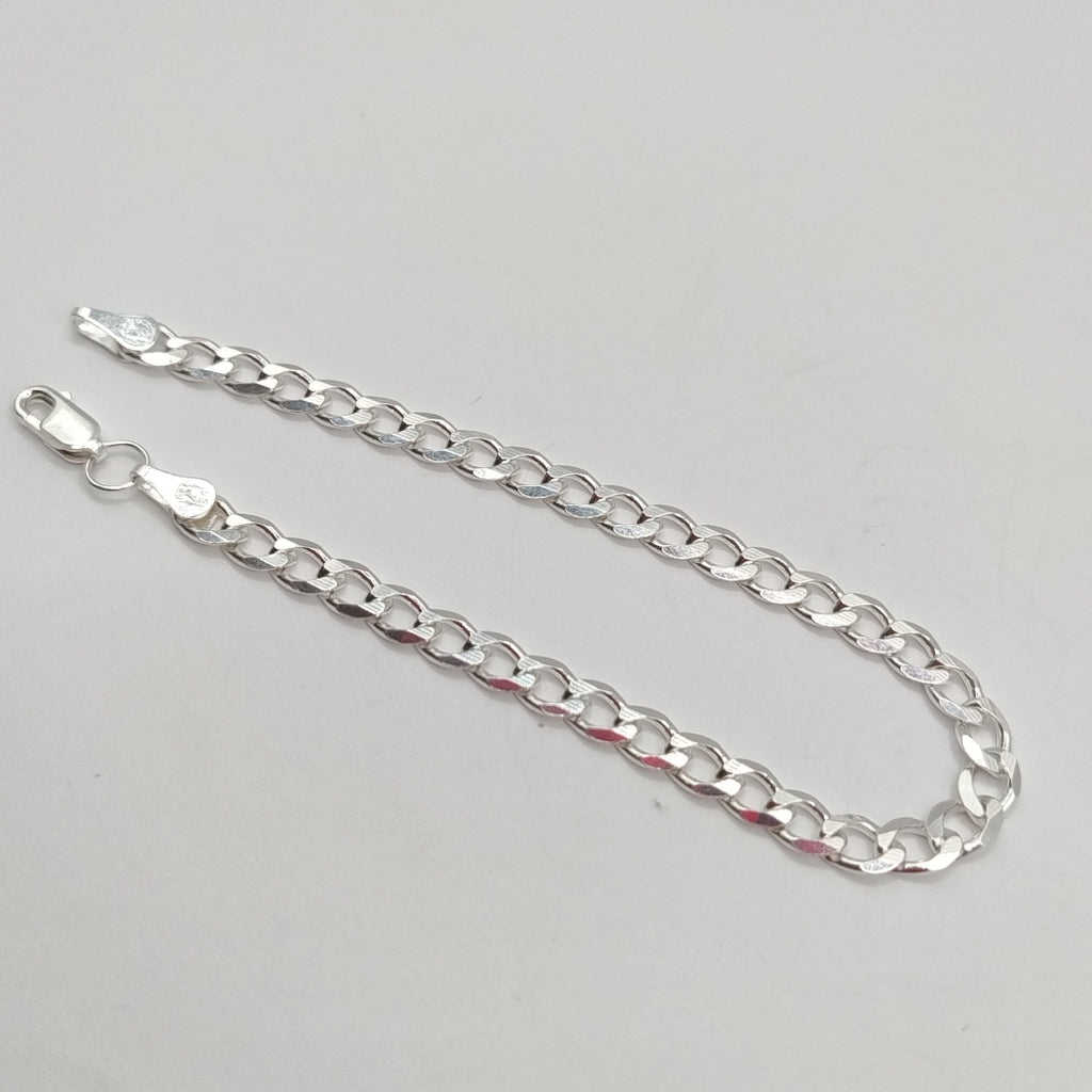PULSERA BARBADA PLATA .925 18 CM 5.73 GR (NUEVO)