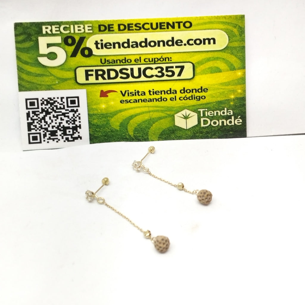 BROQUELES PAR ORO 10 K 0.7 GRMS (SEMINUEVO)