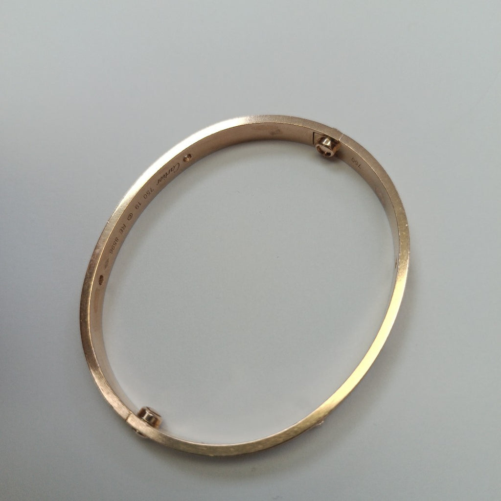 PULSERA RIGIDA ORO 18 K 30,80 GRMS (SEMINUEVO)