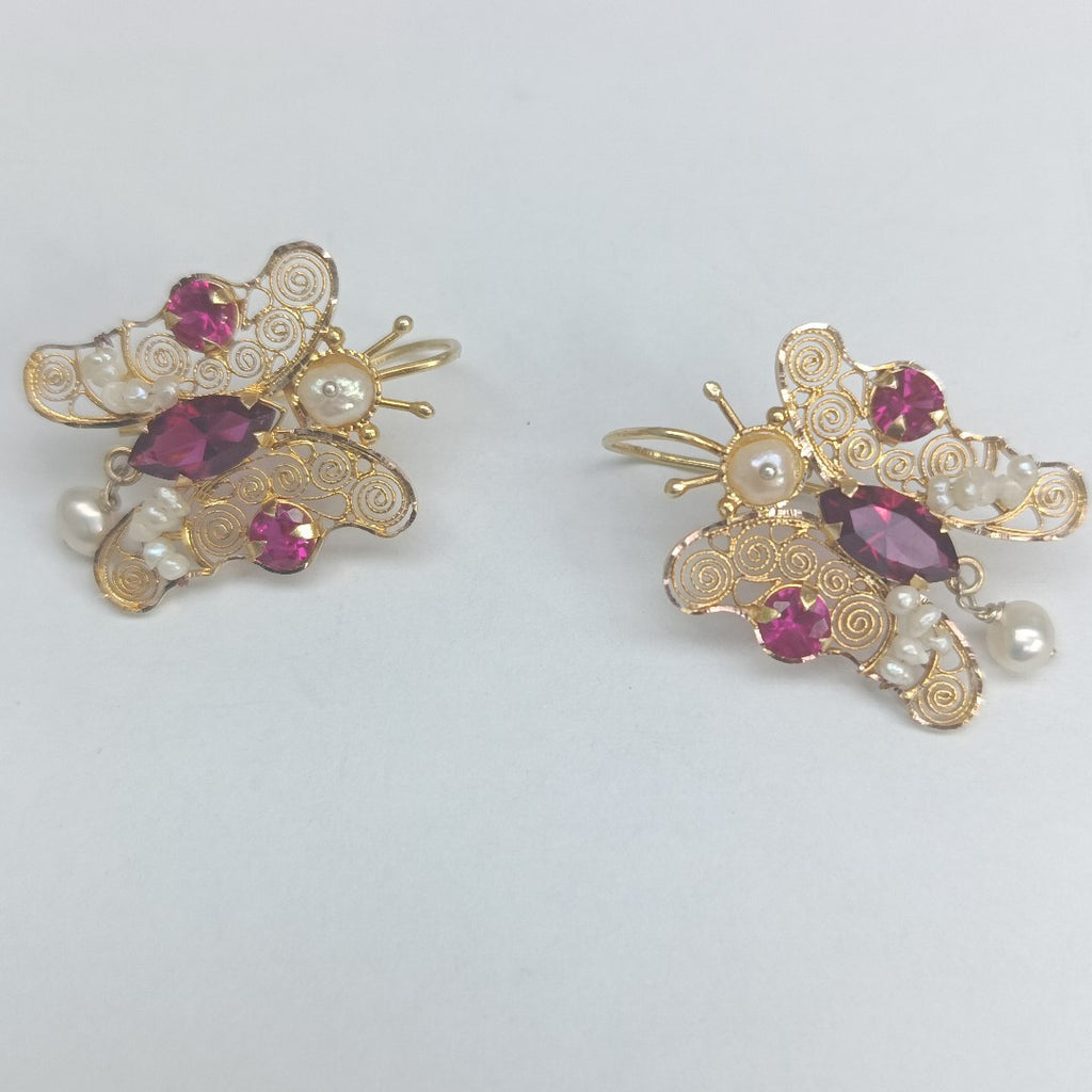 ARETES PAR ORO 10 K 4,70 GRMS (SEMINUEVO)