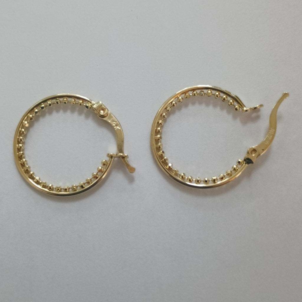 ARRACADAS ORO 14K 1.9 (NUEVO)