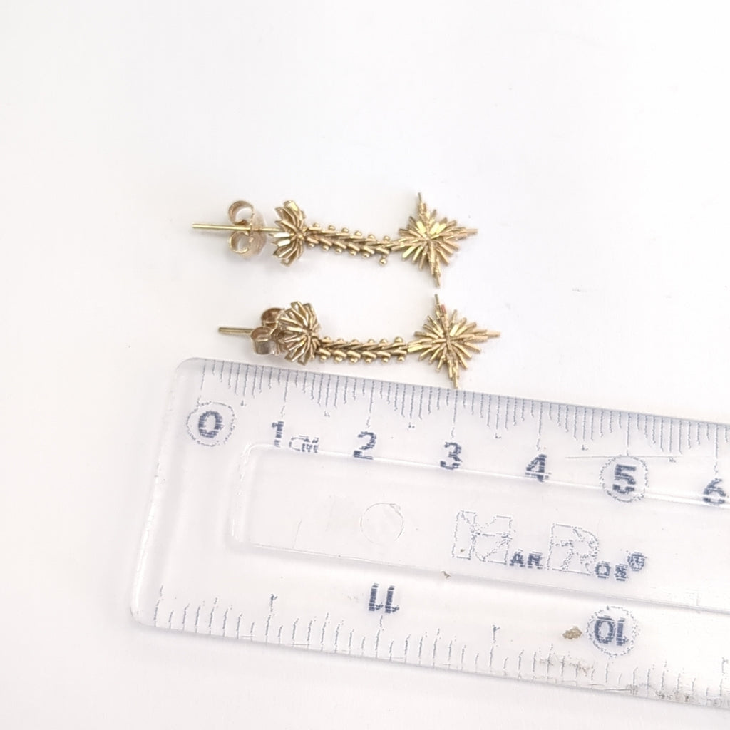 ARETES PAR ORO 10 K 2,50 GRMS (SEMINUEVO)