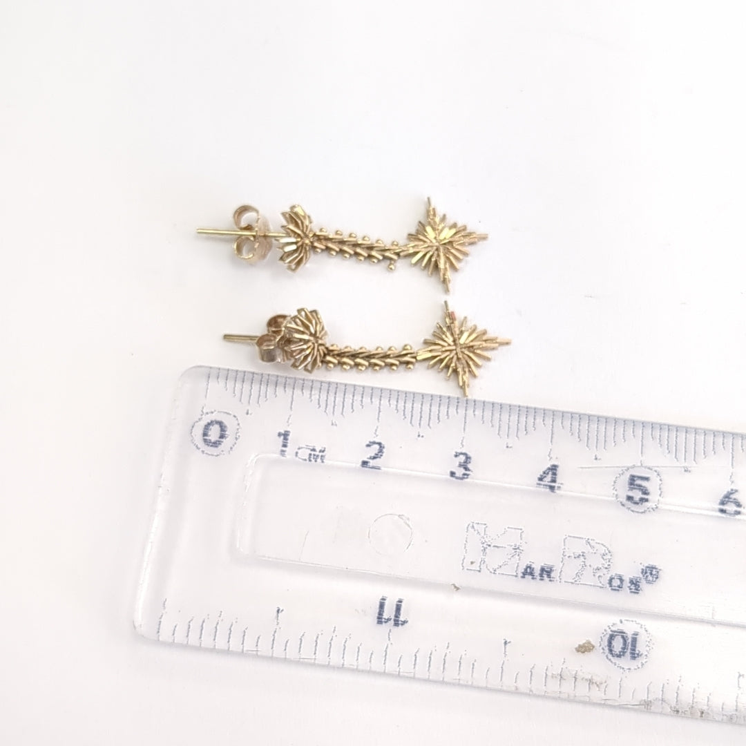 ARETES PAR ORO 10 K 2,50 GRMS (SEMINUEVO)