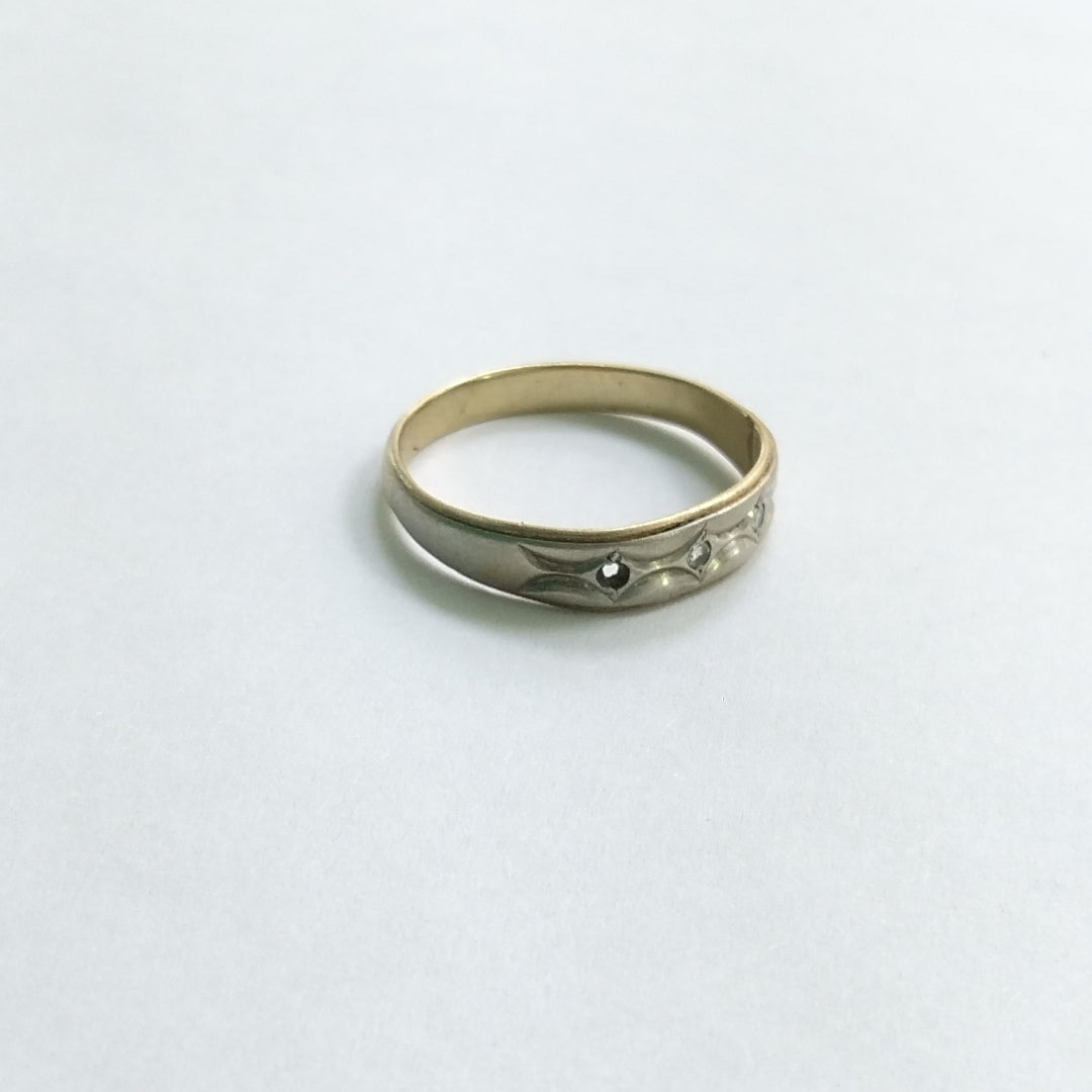 ANILLO ORO,ORO COMBINADO 14 K 3,70 GRMS (SEMINUEVO)