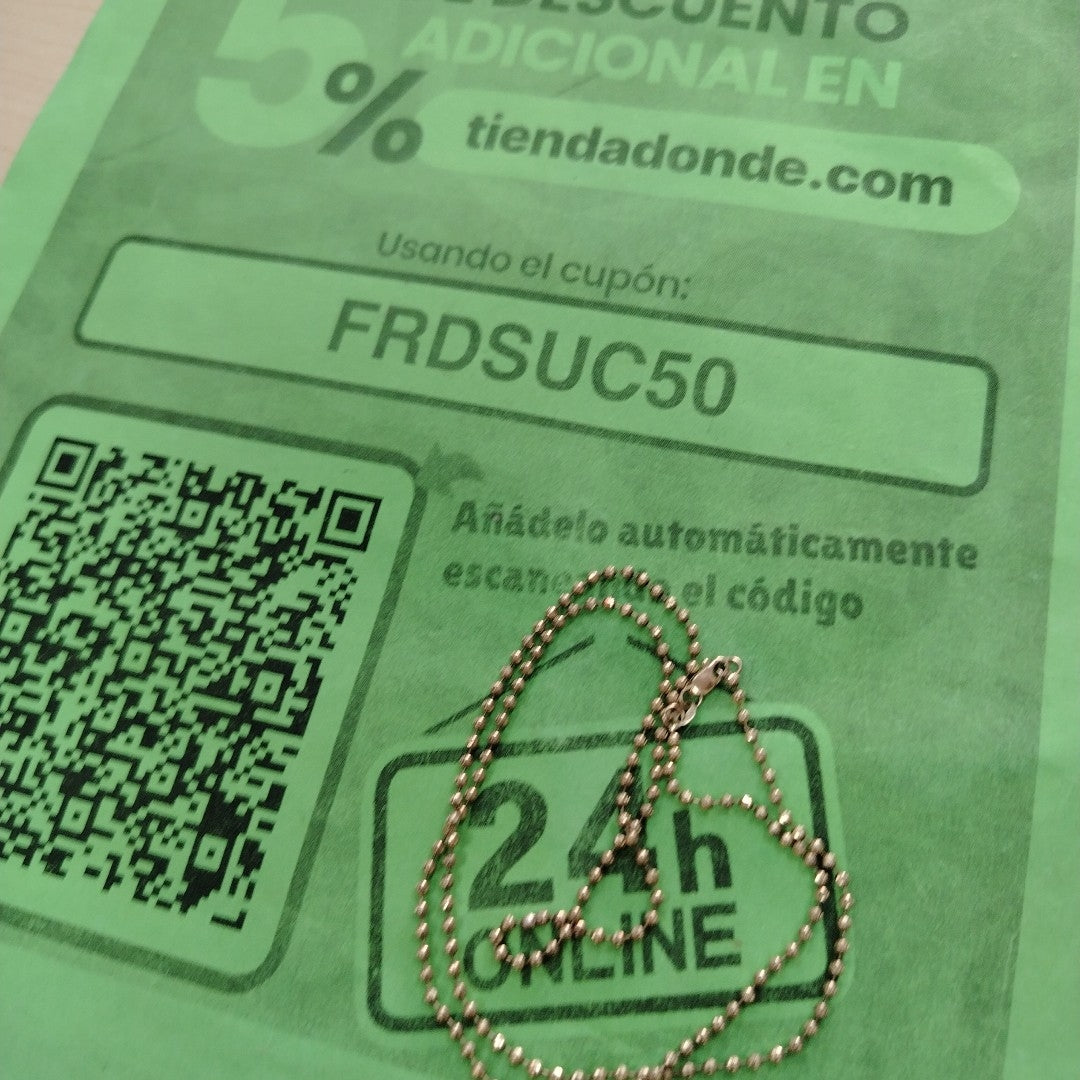 CADENA ORO 14 K 5,70 GRMS (SEMINUEVO)