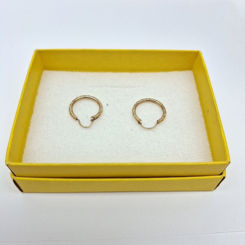 ARRACADAS PAR ORO 10 K 1.3 GRMS (SEMINUEVO)