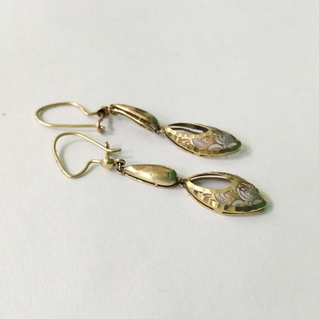ARETES PAR ORO 10 K 1.9 GRMS (SEMINUEVO)
