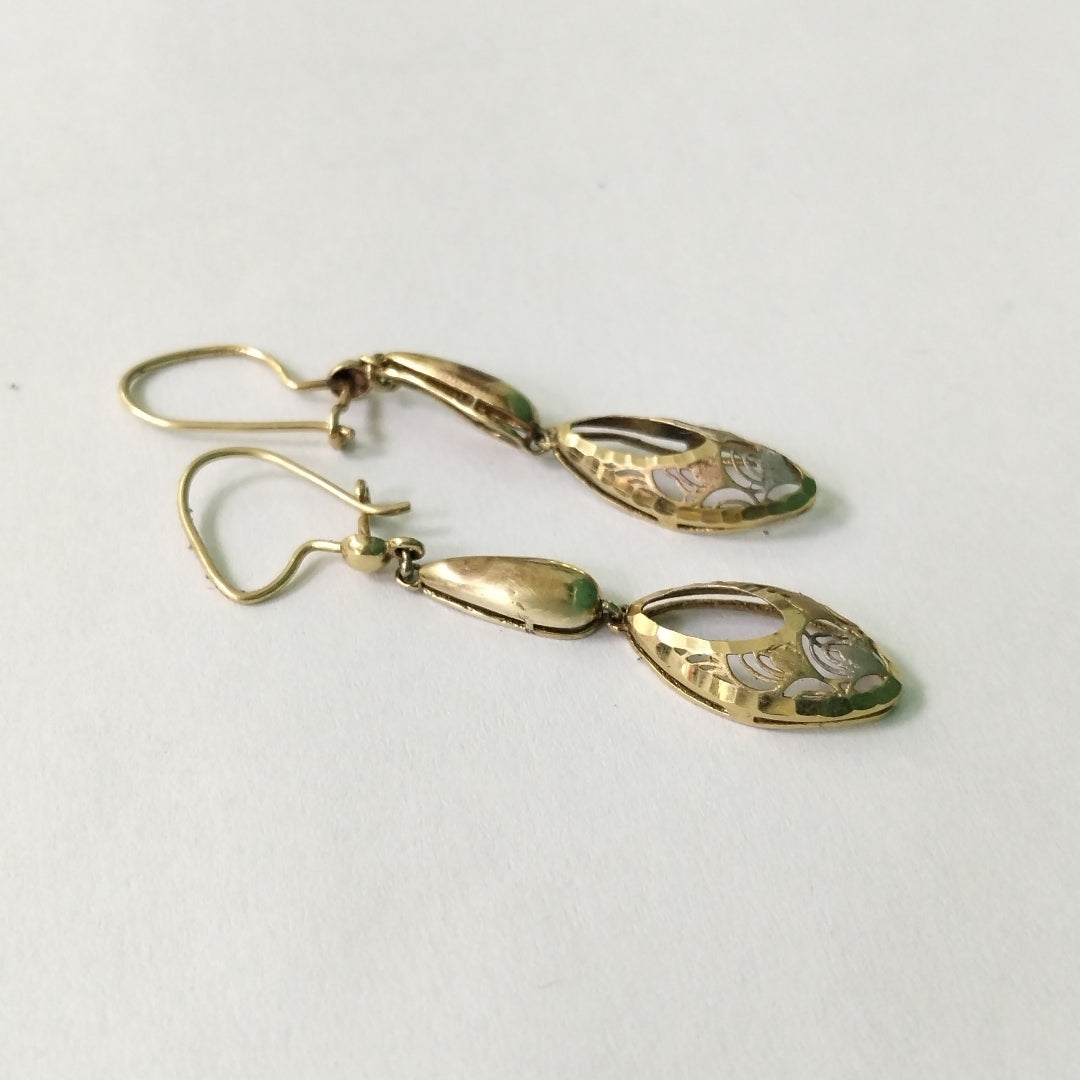 ARETES PAR ORO 10 K 1.9 GRMS (SEMINUEVO)