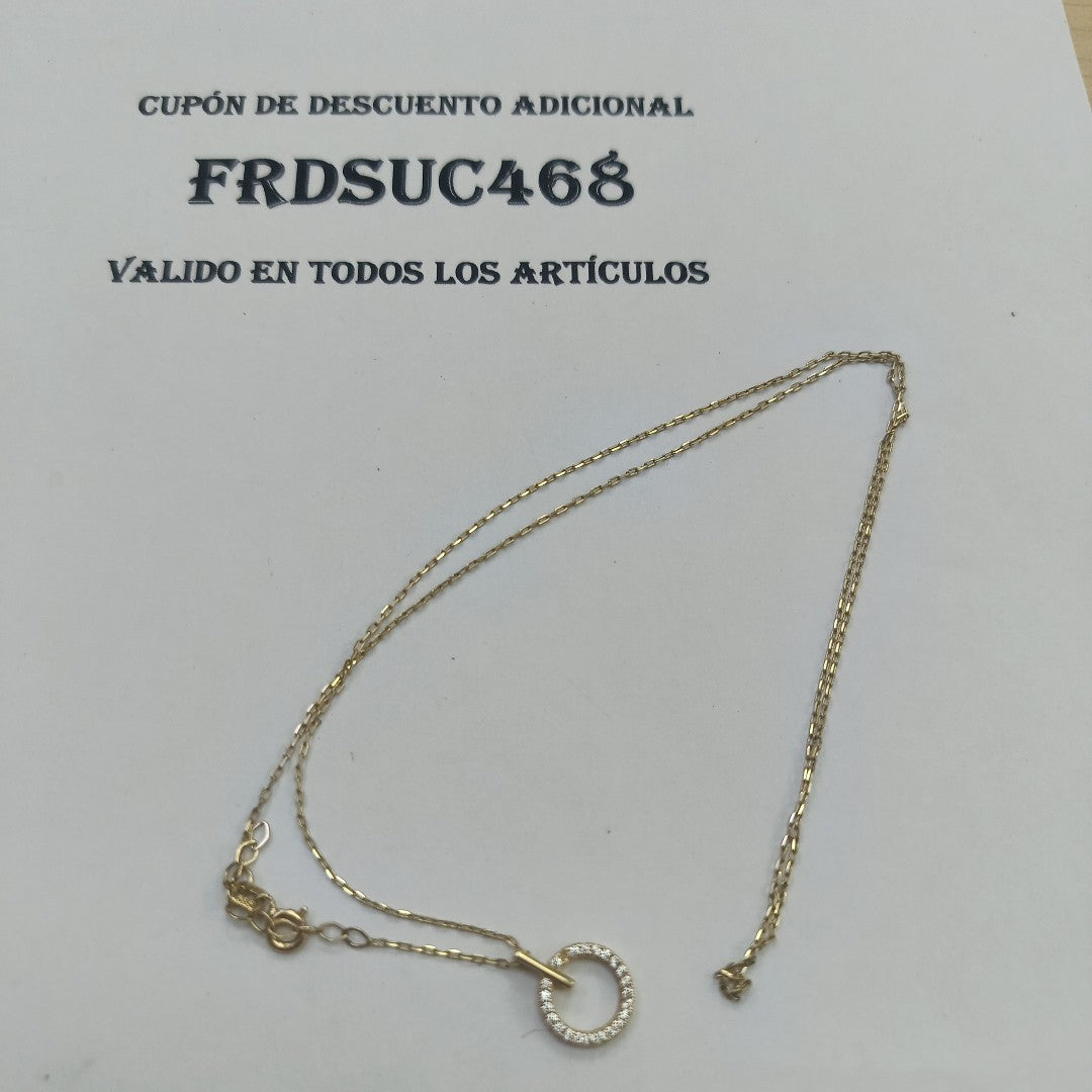 CADENA ORO 14 K 2.4 GRMS (SEMINUEVO)