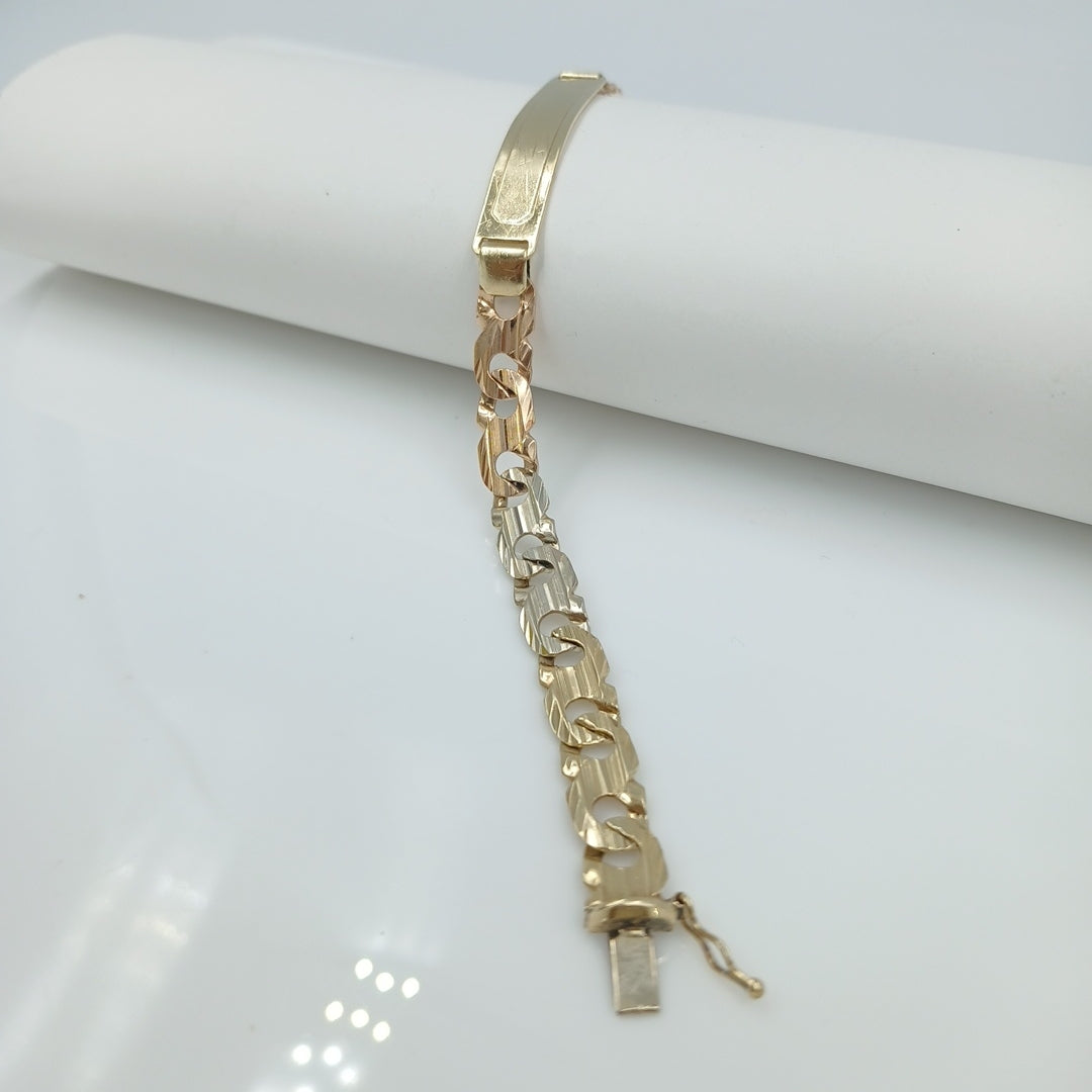 ESCLAVA ORO, ORO COMBINADO 14 K 16.5 GRMS (SEMINUEVO)