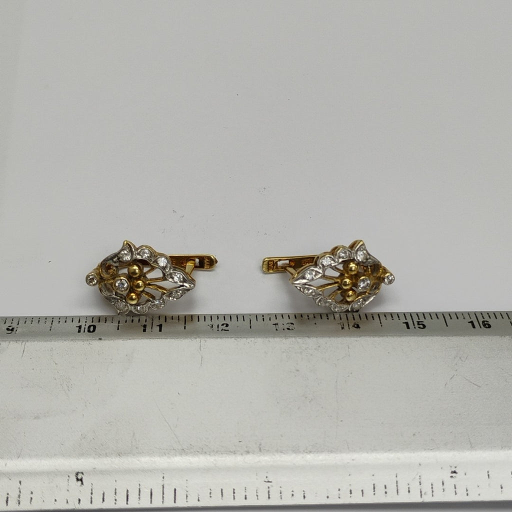 ARETES PAR ORO 14 K 5 GRMS (SEMINUEVO)