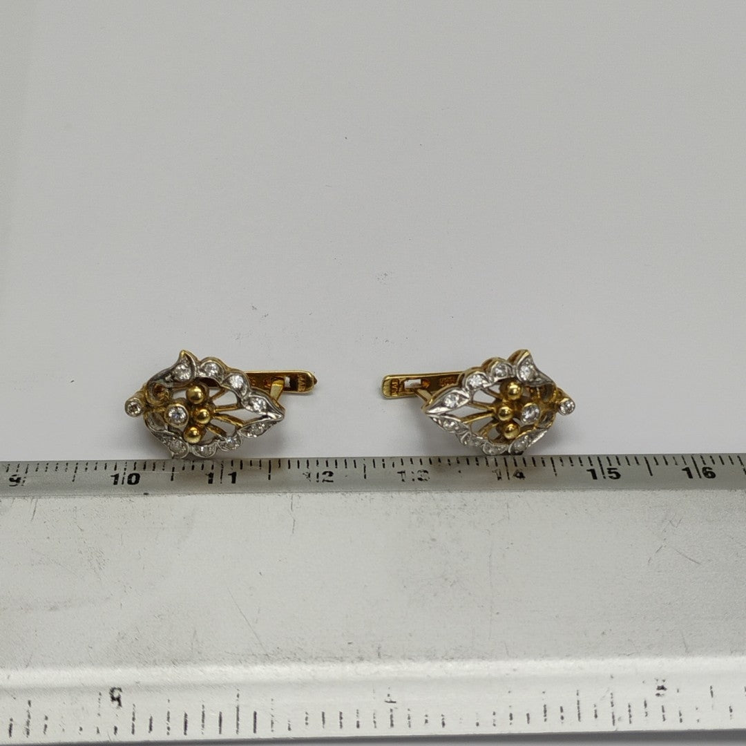 ARETES PAR ORO 14 K 5 GRMS (SEMINUEVO)