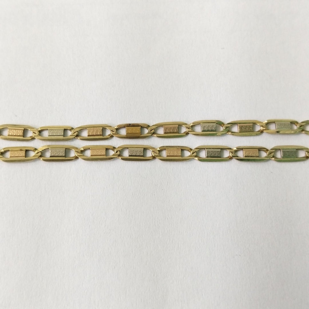 CADENA ORO COMBINADO 14 K 8,30 GRMS (SEMINUEVO)