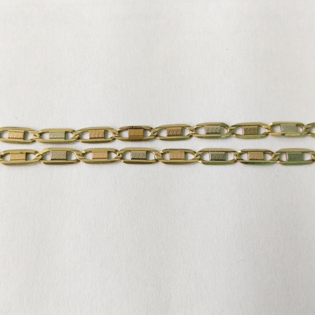 CADENA ORO COMBINADO 14 K 8,30 GRMS (SEMINUEVO)