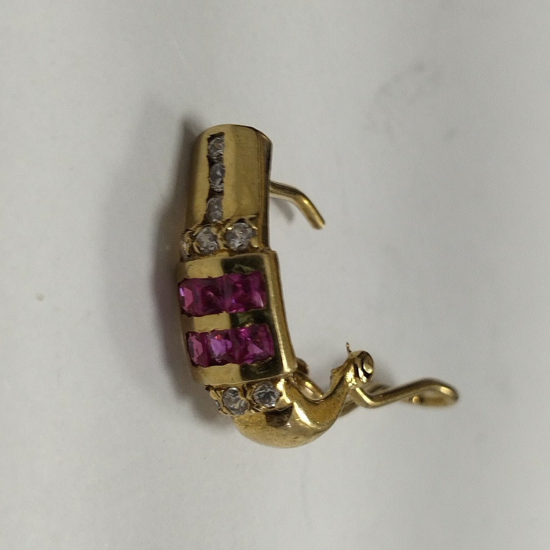 ARETES PAR ORO 14 K 3.7 GRMS (SEMINUEVO)