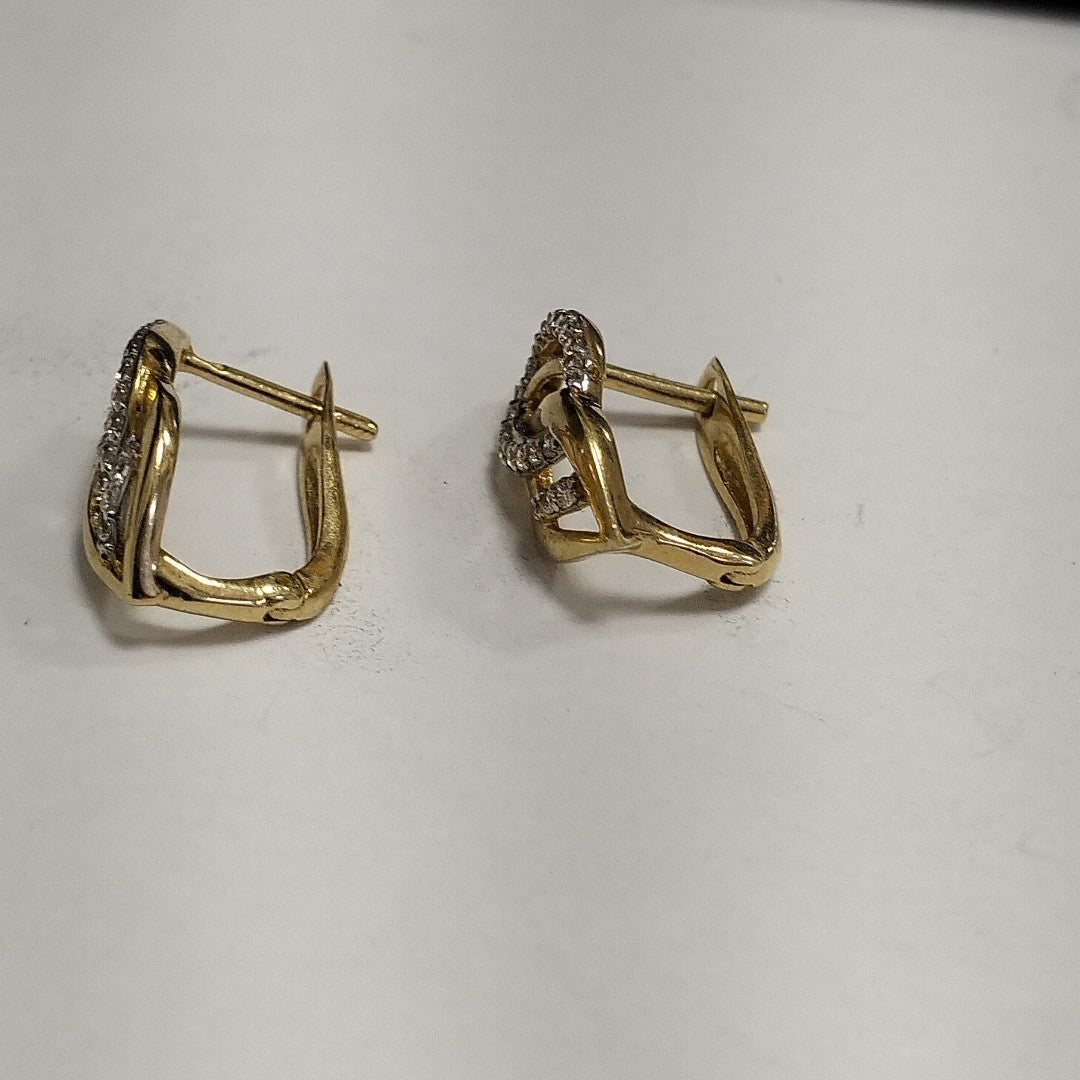 ARETES PAR ORO 14 K 2.7 GRMS (SEMINUEVO)