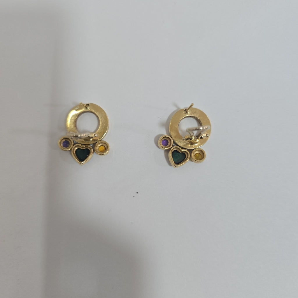 ARETES PAR ORO 14 K 10.2 GRMS (SEMINUEVO)