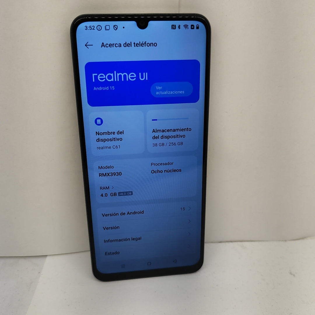 CELULAR REALME C61 RMX3930 (2024) 256 GB 4 GB RAM (SEMINUEVO)