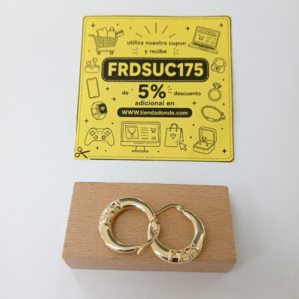 ARRACADAS ORO 14K 2 (NUEVO)