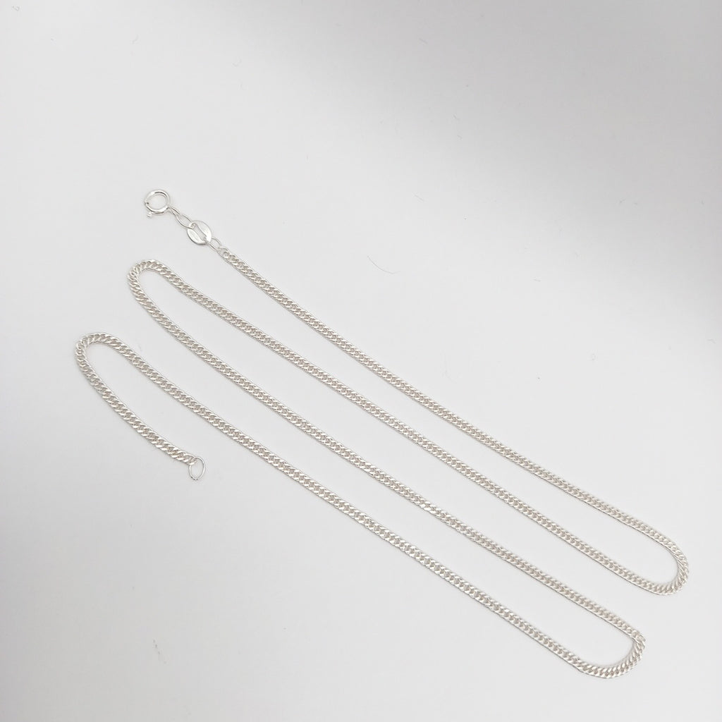 CADENA BARBADA PLATA .925 50 CM 4.12 GR (NUEVO)