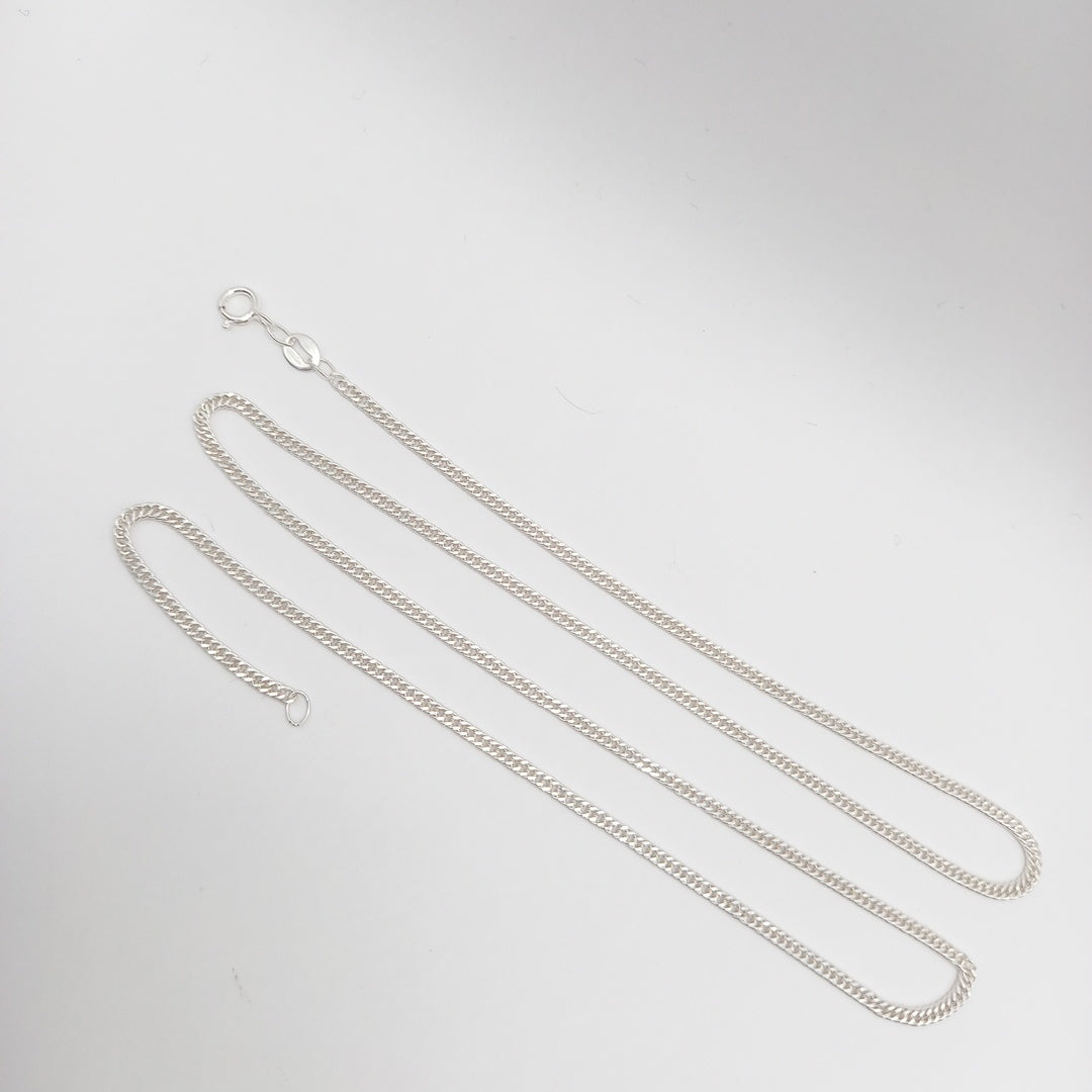 CADENA BARBADA PLATA .925 50 CM 4.12 GR (NUEVO)