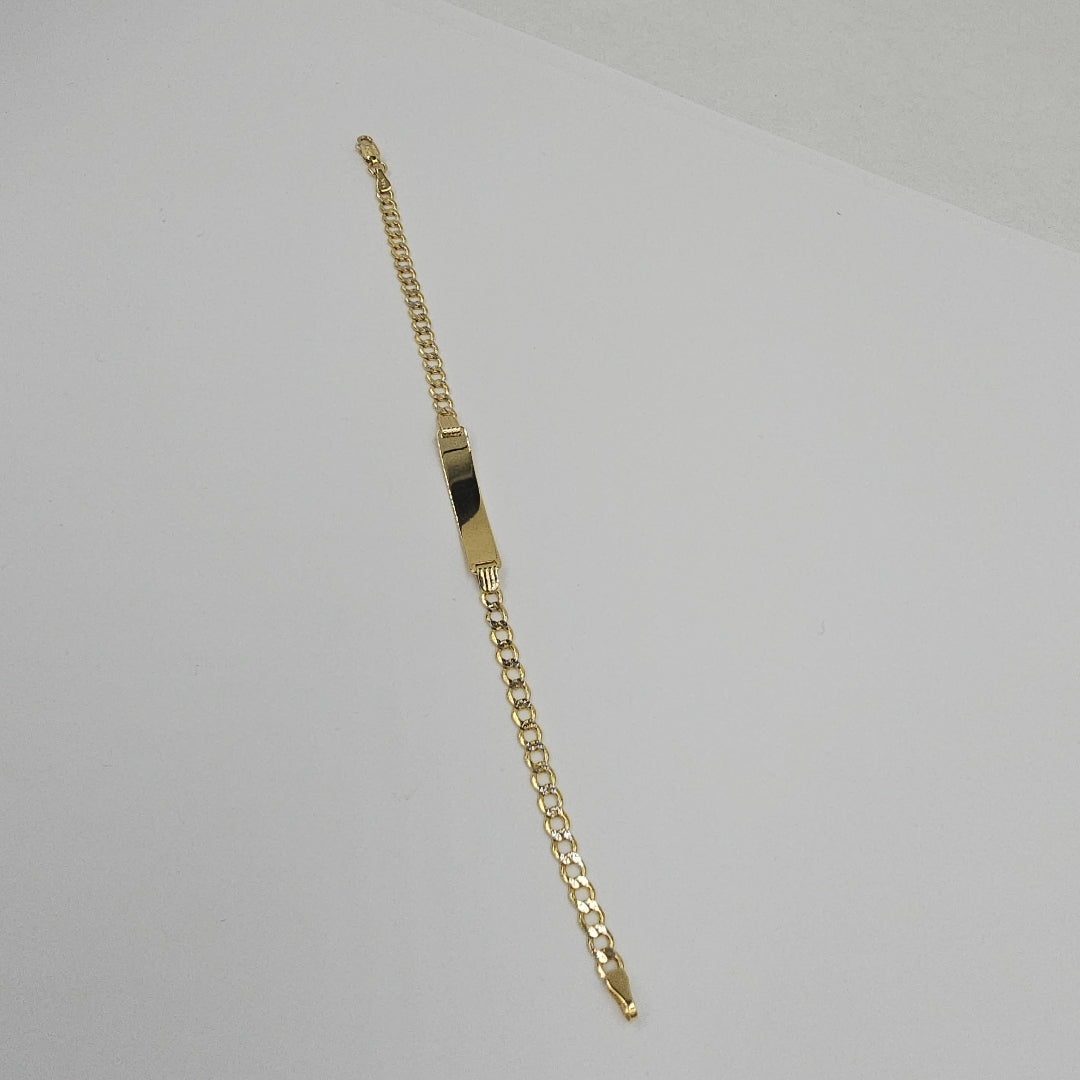 ESCLAVAS NIÑO ORO 14K 2.7 (NUEVO)