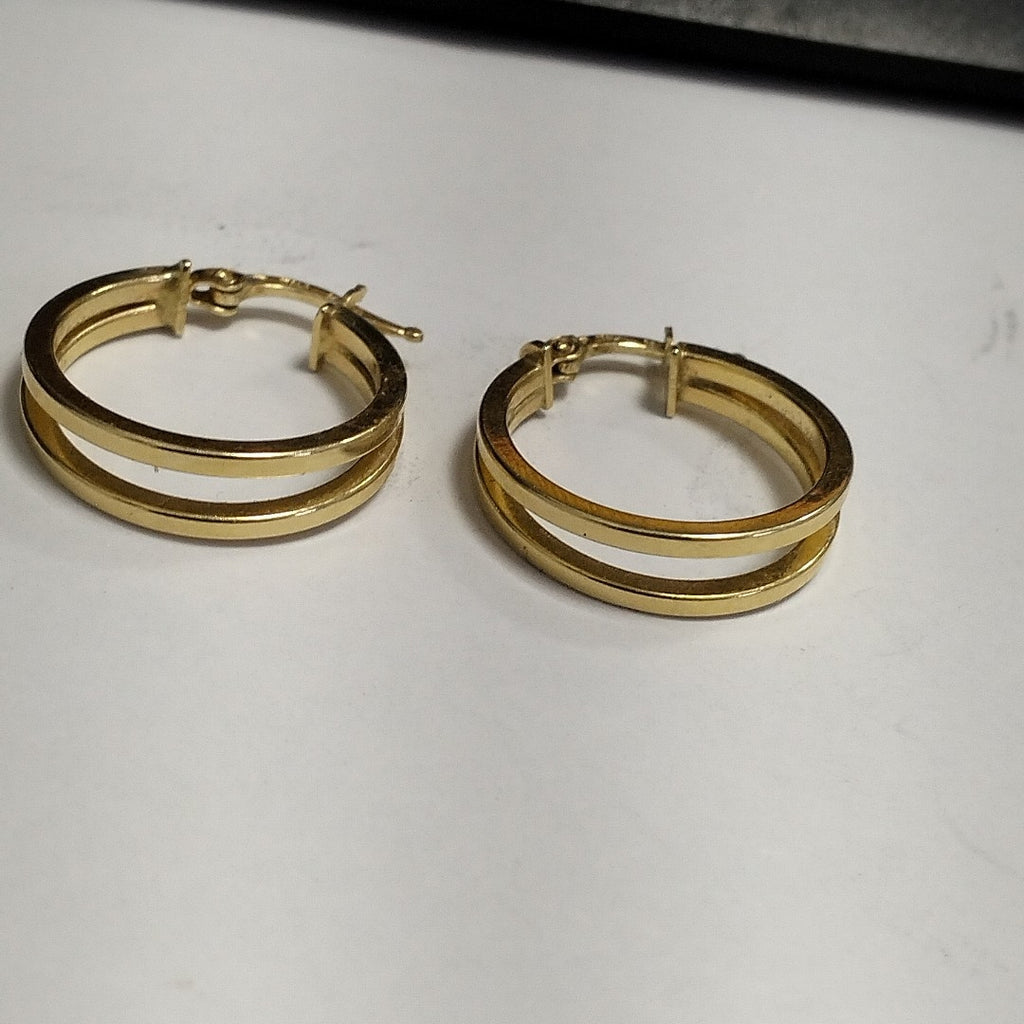 ARRACADAS PAR ORO 14 K 1.9 GRMS (SEMINUEVO)