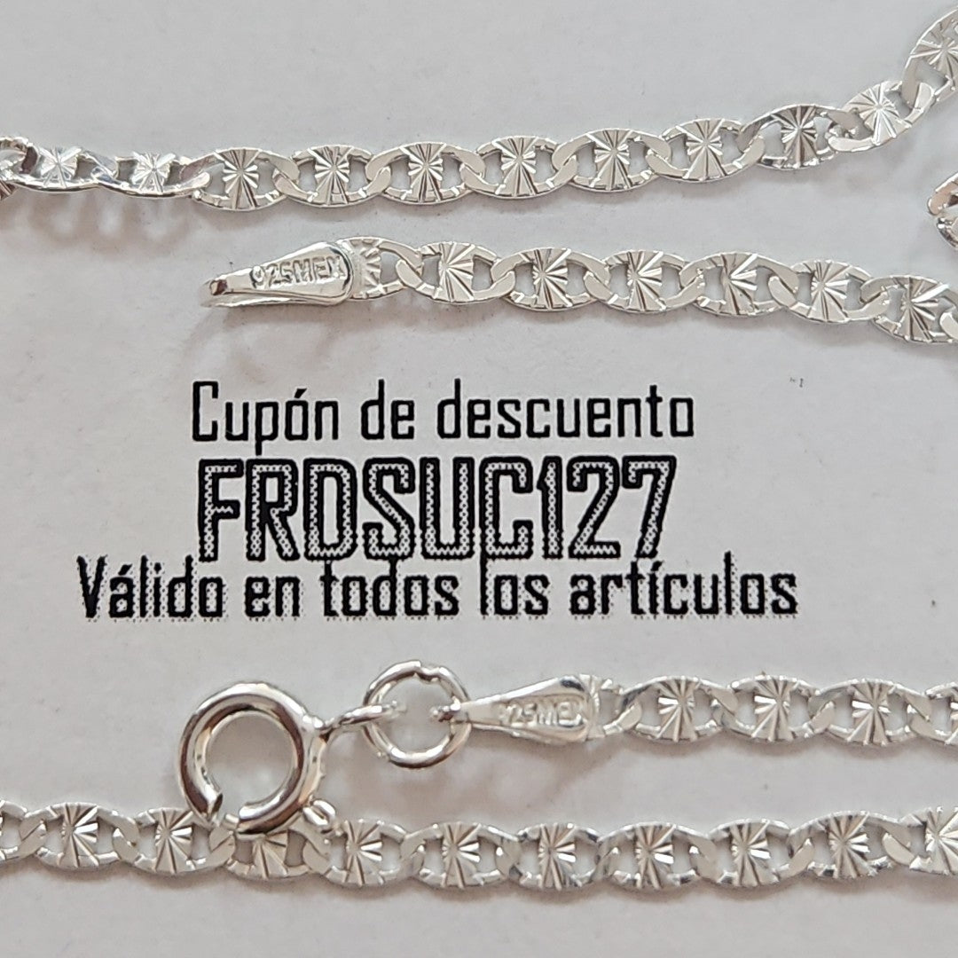 CADENA GUCHI PLATA .925 50 CM 3.72 GR (NUEVO)