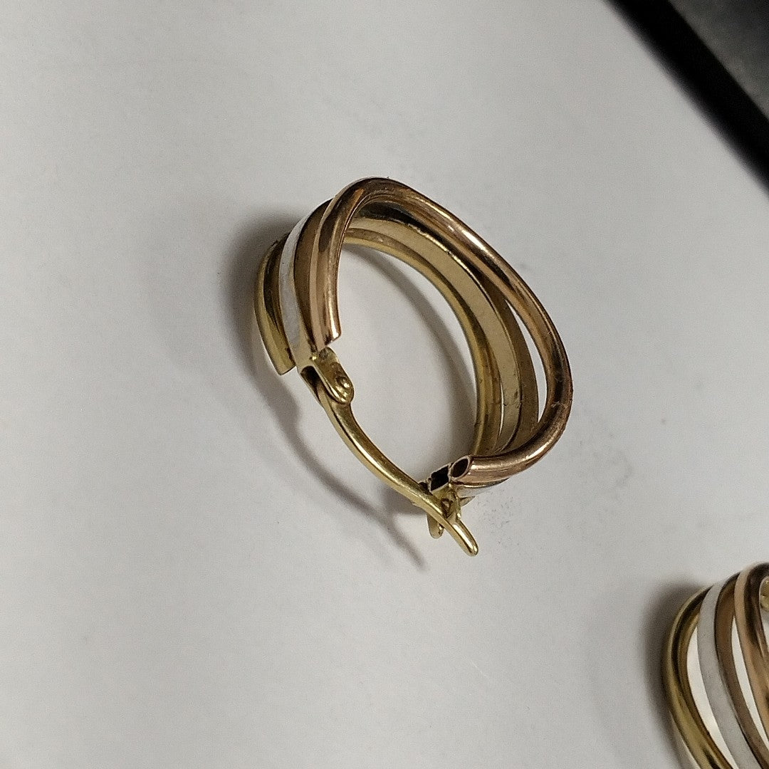 ARETES PAR ORO 14 K 2,80 GRMS (SEMINUEVO)