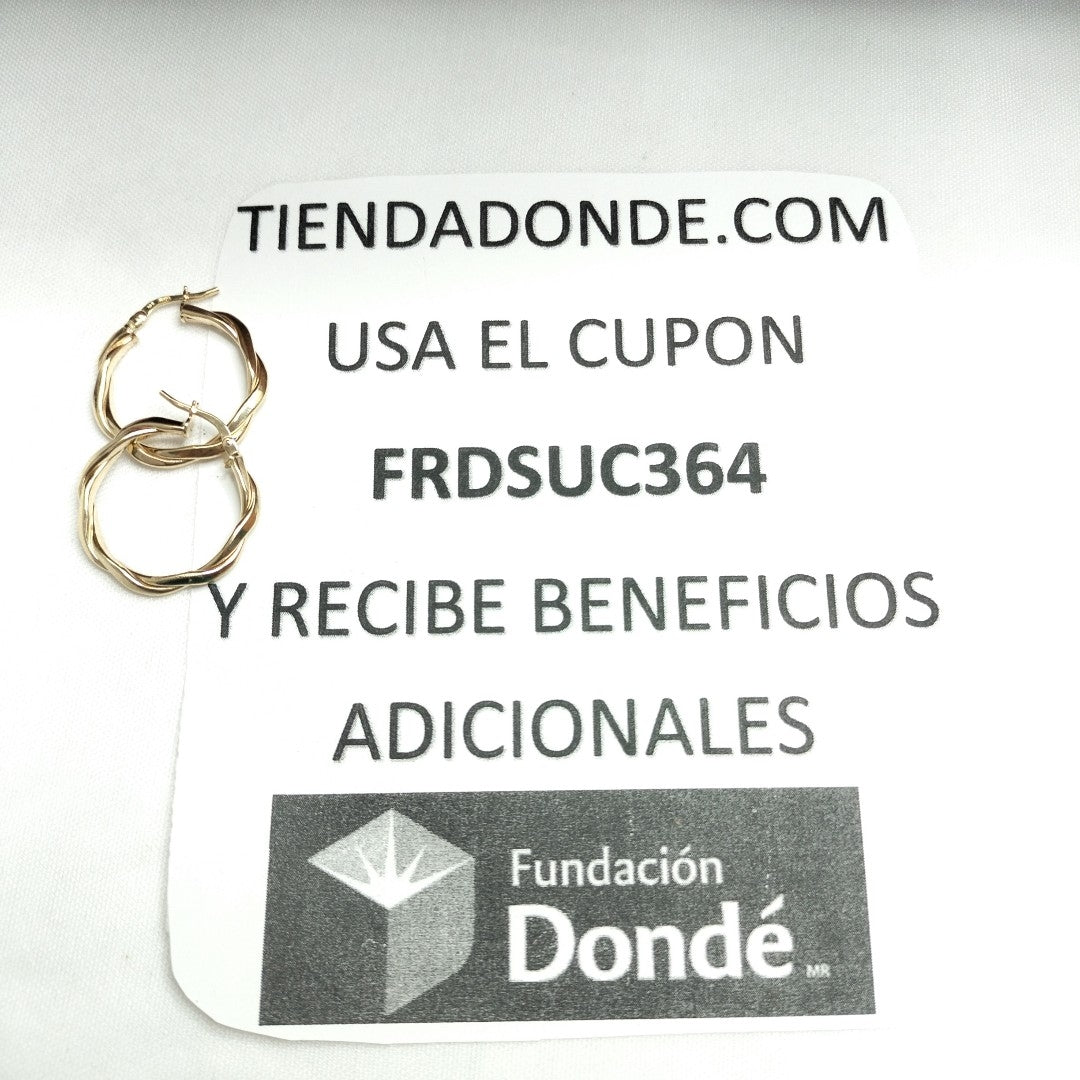 ARRACADAS ORO 14K 2 (NUEVO)