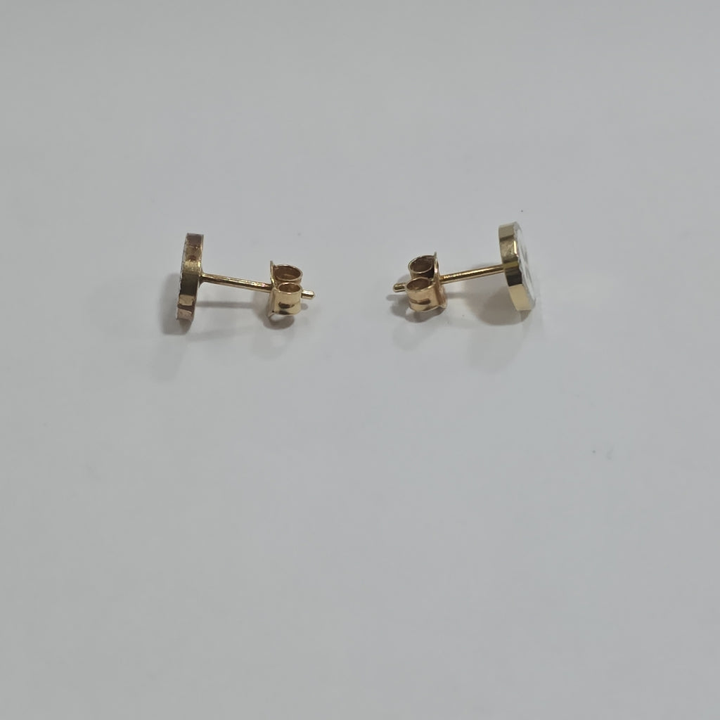 BROQUELES PAR ORO 14 K 2,00 GRMS (SEMINUEVO)