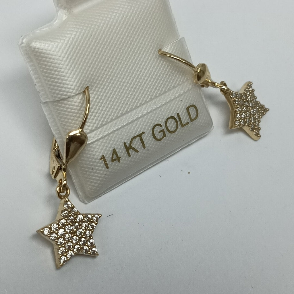 BROQUELES ORO 14K 1.9 (NUEVO)