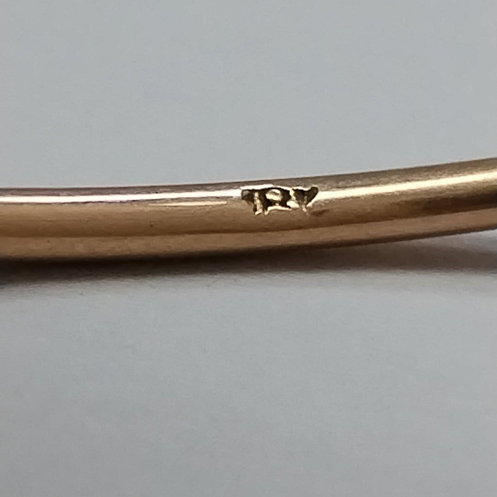 DIJE,PULSERA RIGIDA ORO 18 K 9,60 GRMS (SEMINUEVO)