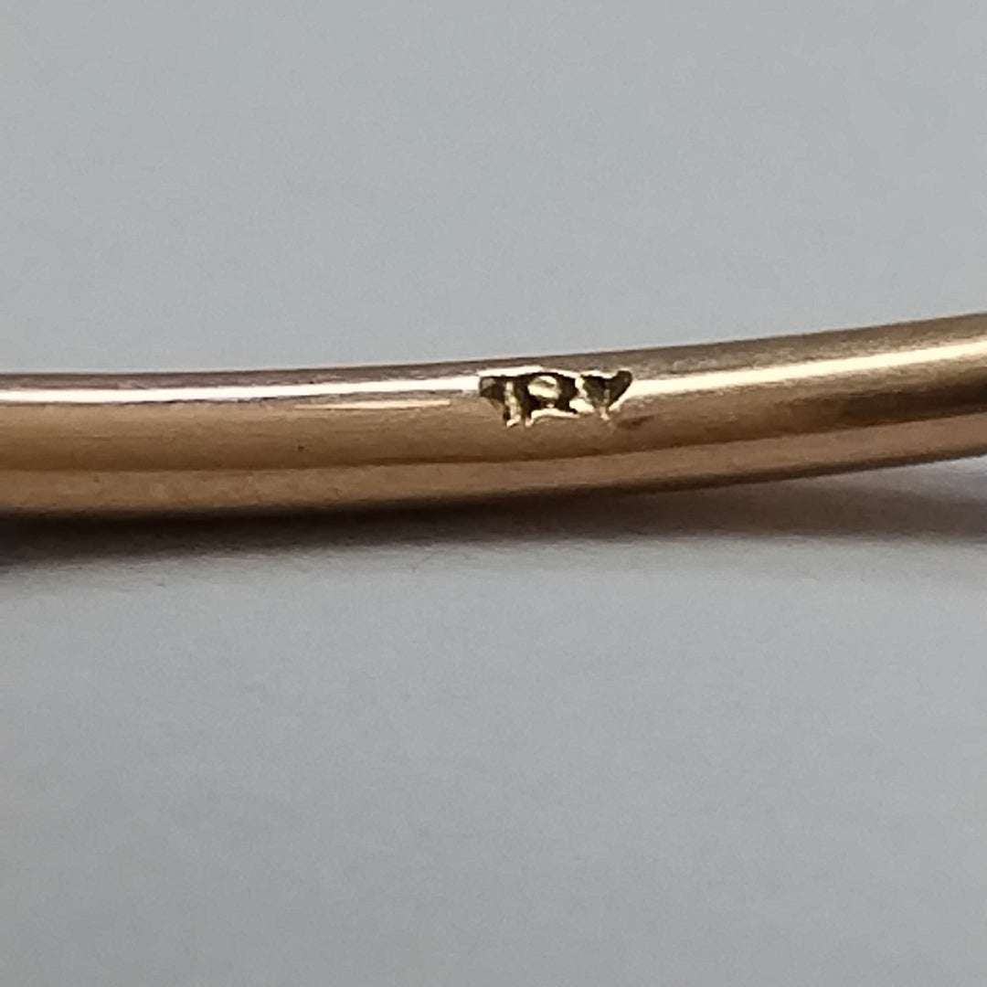 DIJE,PULSERA RIGIDA ORO 18 K 9,60 GRMS (SEMINUEVO)