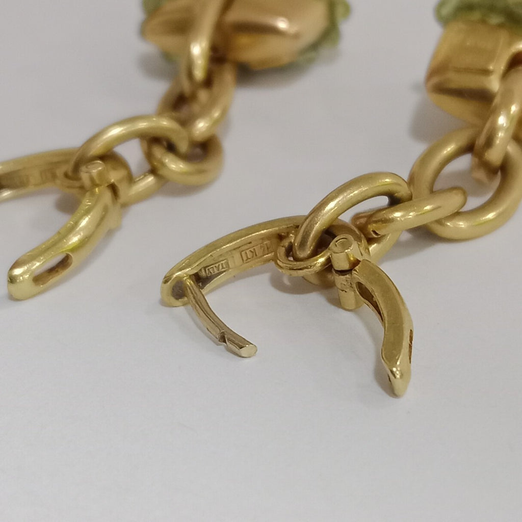 ARETES PAR ORO 14 K 10 GRMS (SEMINUEVO)