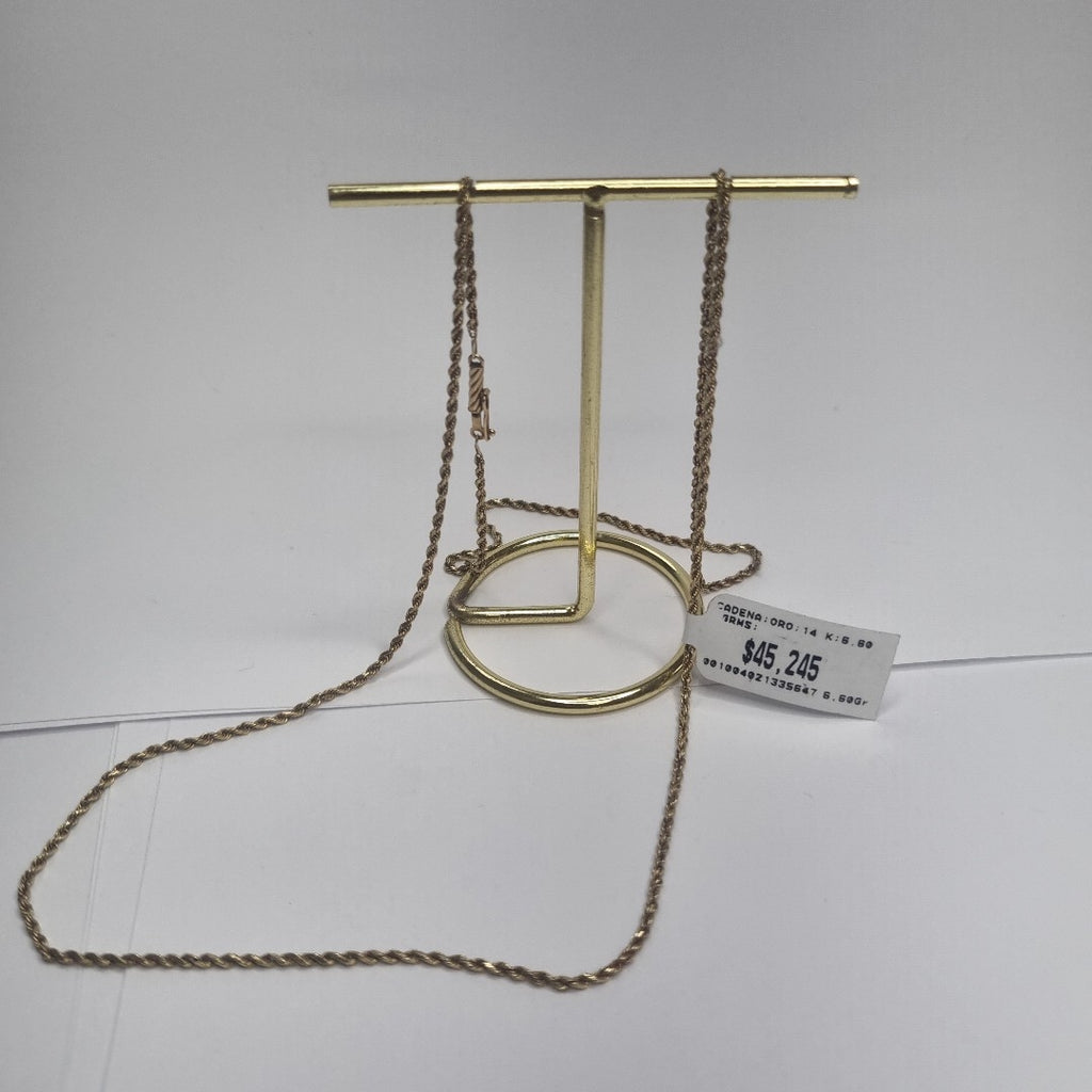 CADENA ORO 14 K 6,60 GRMS (SEMINUEVO)