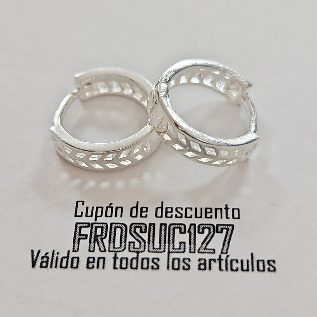 ARRACADAS PLATA .925 2.5 GR (NUEVO)